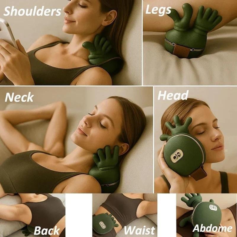 Best Quality 100% Original Premium 4D Neck & Shoulder Massager USB Type C Rechargeable Very Comfortable Realistic Hand Massager - Image 4